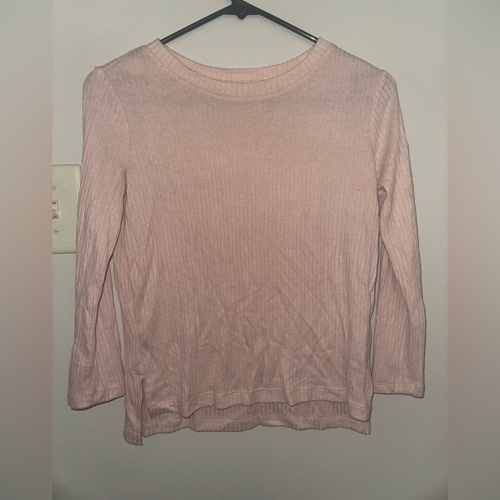 Old Navy Soft Pink Long Sleeve Tee